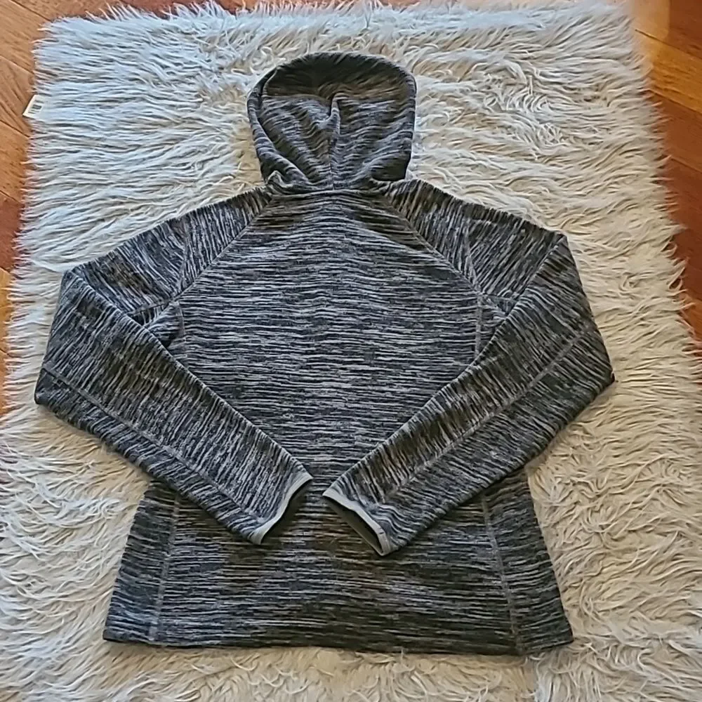 The north face womens gray zip up polartec‎ fleece jacket size small